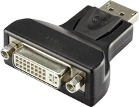 Renkforce RF-4212237 tussenstuk voor kabels DisplayPort DVI Zwart