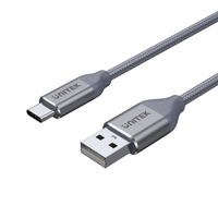 UNITEK Y-C4025AGY kabel USB 1 m USB 2.0 USB A USB C Szary