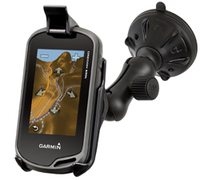 RAM Mounts Twist-Lock Low Profile Suction Mount for Garmin Oregon + More