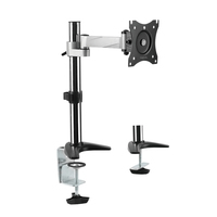 LogiLink BP0075 monitor mount / stand 68.6 cm (27") Black, Stainless steel Desk
