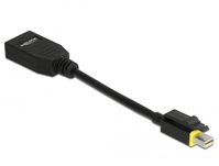 DeLOCK 65978 video cable adapter 0.15 m Mini DisplayPort DisplayPort Black