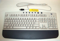 HP C4768-60125 Tastatur USB Arabisch Grau