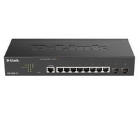 D-Link DGS-2000-10 łącza sieciowe Zarządzany L2/L3 Gigabit Ethernet (10/100/1000) 1U Czarny