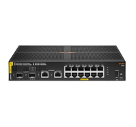 Aruba 6100 12G Class4 PoE 2G/2SFP+ 139W Managed L3 Gigabit Ethernet (10/100/1000) Power over Ethernet (PoE) 1U Zwart