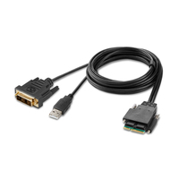 Belkin F1DN1MOD-HC-D06 Tastatur/Video/Maus (KVM)-Kabel Schwarz 1,8 m