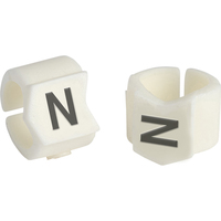 Brady SCN-23-N segnacavo Nero, Bianco Nylon 50 pz