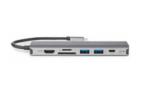 Rocstor Y10A236-A1 notebook dock/port replicator USB 3.2 Gen 1 (3.1 Gen 1) Type-C Silver