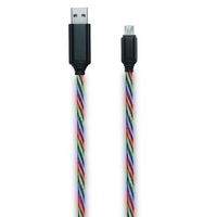 2GO 797145 USB-kabel 1 m USB B Micro-USB B Meerkleurig