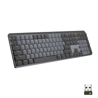 Logitech MX Mechanical teclado RF Wireless + Bluetooth QWERTZ Suizo Grafito, Gris