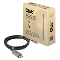 CLUB3D CAC-1587 adattatore per inversione del genere dei cavi USB C HDMI tipo A (Standard) Nero
