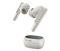POLY Voyager Free 60+ Headset Draadloos In-ear Kantoor/callcenter Bluetooth Wit