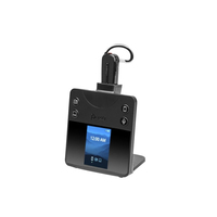POLY Savi 8445 Headset Vezeték nélküli Fülre akasztható Iroda/telefonos ügyfélközpont Bluetooth Fekete