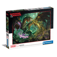 Clementoni Dungeons & Dragons Puzzle rompecabezas 1000 pieza(s) Dinosaurios
