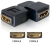 DeLOCK Adapter HDMI female > HDMI female 90° left HDMI 1.3 Schwarz