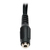 Tripp Lite P318-06N-FMM 3.5 mm 4-Position to 3.5 mm 3-Position Audio Headset Splitter Adapter Cable (F/2xM), 6 in. (15.2 cm)