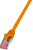 LogiLink Cat.6 S/FTP, 1m cavo di rete Arancione Cat6 S/FTP (S-STP)