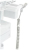 Ergotron 97-917 kabel zasilające Biały