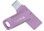 SanDisk Ultra Dual Drive Go USB 64GB USB flash meghajtó USB Type-A / USB Type-C 3.2 Gen 1 (3.1 Gen 1) Levendula