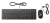 HP Slim USB Keyboard & Mouse toetsenbord Inclusief muis QWERTY Engels Zwart