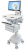 Ergotron SV44-1321-C multimedia cart/stand Aluminium, Grey, White Flat panel