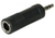 CUC Exertis Connect 720411 changeur de genre de câble 6.35-mm 3.5-mm Noir