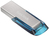 SanDisk Ultra Flair USB flash meghajtó 128 GB USB A típus 3.2 Gen 1 (3.1 Gen 1) Kék, Ezüst