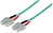 Intellinet 751100 InfiniBand/fibre optic cable 3 m SC OM3 Aqua-kleur