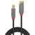 Lindy 36740 kabel USB 0,5 m USB 3.2 Gen 1 (3.1 Gen 1) USB A USB B Czarny