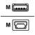 Zebra USB-A to USB mini-B Cable USB-kabel 1 m USB A Mini-USB B