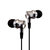 V7 HA111-3EB hoofdtelefoon/headset Bedraad In-ear Oproepen/muziek Zilver