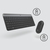 Logitech MK470 toetsenbord Inclusief muis Universeel RF Draadloos QWERTY US International Grafiet