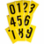 Brady 3470-# KIT samoprzylepne etykiety Prostokąt Na stałe Czarny, Żółty 1 szt.