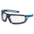 Uvex 9199680 Schutzbrille/Sicherheitsbrille Polycarbonat (PC) Schwarz, Blau