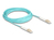 DeLOCK 88083 Glasvezel kabel 10 m LC OM3 Aqua-kleur