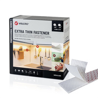VELCRO® Extra Thin Fastener 25m Hakenband 25m Flauschband, Haken & Flausch 20mm weiß