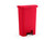 Abfalleimer Slim Jim® Step-On-Tretabfallbehälter, 90 l, Kunststoff, Pedal vorne, rot
