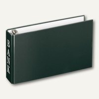 Veloflex Bankordner DIN A6, "Bank"-Prägung, Karton, 2-D-Ringe Ø 30 mm, schwarz