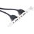 RS PRO USB-Kabel, 20-polig, Buchse / USB A x 2, 900mm USB 3.0 Schwarz