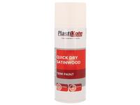 Trade Quick Dry Trim Spray Satinwood White 400ml