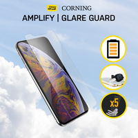 OtterBox Amplify Glare Guard - Protector de Pantalla de Cristal Templado Anti Reflejos Ultra Resistente para Apple iPhone 11XR Transparente - Protector de Pantalla de Cristal Te...