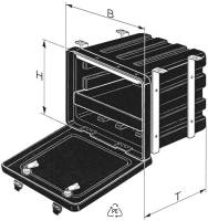 Unterbau-Werkzeugkasten, BxHxT: 480x440x400mm, 3-Punkt-Verriegelung mit Sicherheits-Drehriegel