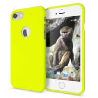 Apple iPhone 7 Handy Hülle von NALIA, Slim Silikon Neon Case Dünnes Phone Cover Gelb