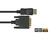 Anschlusskabel DisplayPort an DVI-D 24+1 Stecker, Full HD, vergoldete Kontakte, CU, schwarz, 1m, Goo