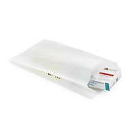 Papierbeutel Weiß Eco mit Seitenfalte - 230 x 80 x 350 mm