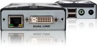 XDVI. USB&amp;Dual Link DVI, KVMA CATx Extender 50 Mtr.,