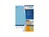 Herma Permanent gekleurd papieretiket, 105 x 148 mm, 100 vellen, 4 etiketten per A4-vel, blauw (pak 400 stuks)