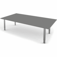 Schreibtisch StageOne Form 5 XL BxT 200x100cm grafit