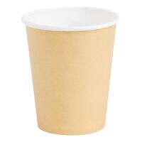 Olympia Takeaway Coffee Cups in Brown - Single Wall - 225 ml 8 Oz - 1000 pc