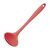 Kitchen Craft Silicone Ladle in Red Dishwasher Safe & Stain Resistant - 28cm