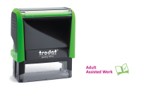 Trodat Printy 4912 'Adult Assisted Work' Teacher Stamp